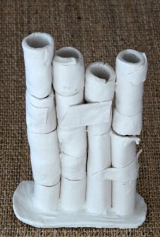 Heike Spalteholz Kerzenständer